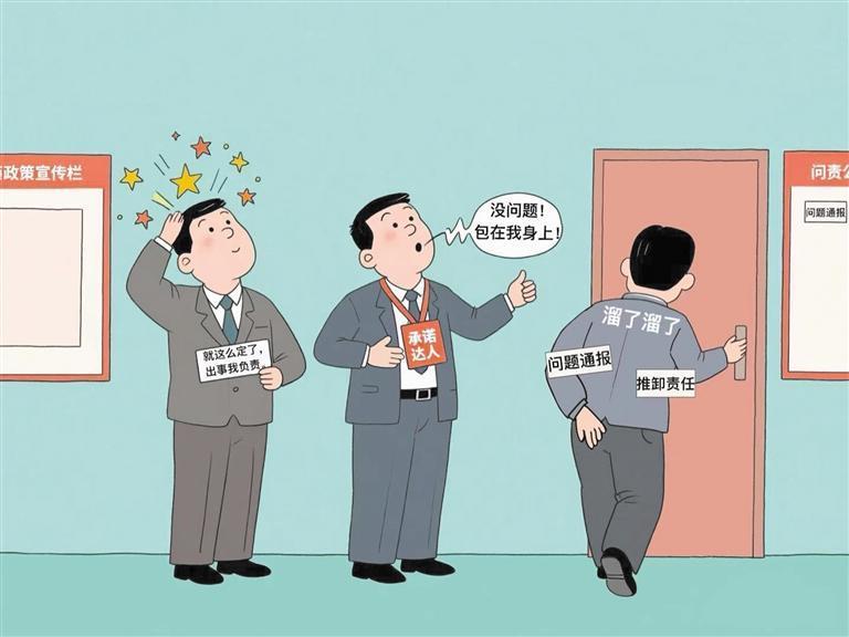 漫论画评 | “三拍干部”当不得